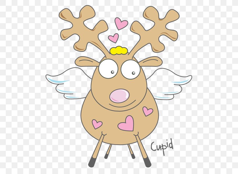Reindeer Rudolph Santa Claus Clip Art, PNG, 600x600px, Reindeer, Antler, Art, Christmas, Deer Download Free
