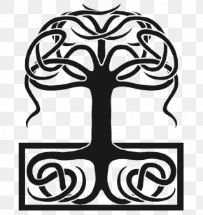 Yggdrasil World Tree Symbol Norse Mythology Tree Of Life, PNG ...