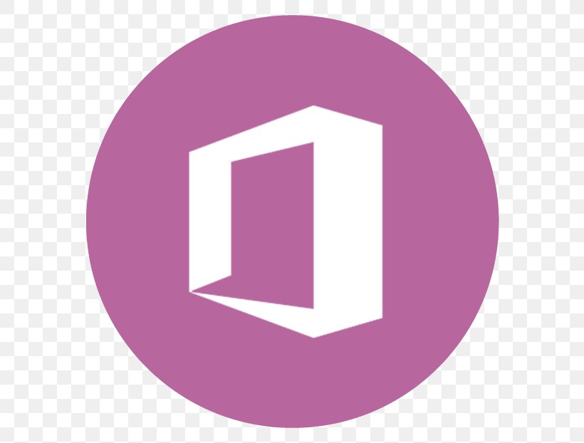 Microsoft Office 365 Microsoft Office 2016 Microsoft Word, PNG, 622x622px, Microsoft Office 365, Brand, Computer Software, Logo, Magenta Download Free