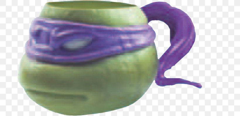 Mug Donatello Pottery Ceramic Purple, PNG, 700x396px, Mug, Ceramic, Cup, Donatello, Drinkware Download Free