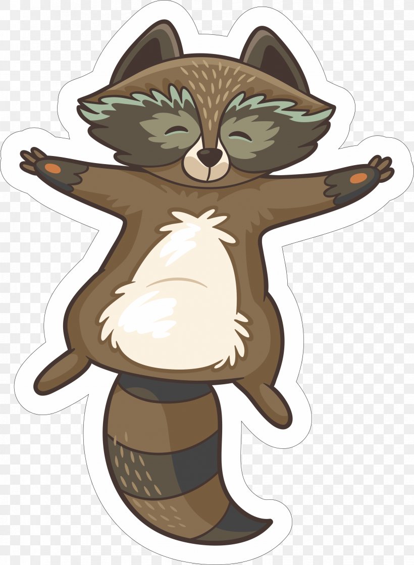 Raccoon Vector Graphics Stock Illustration Clip Art Image, PNG, 2454x3350px, Raccoon, Animation, Art, Carnivore, Cartoon Download Free