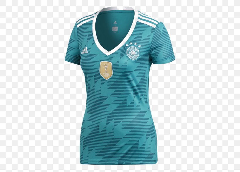2018 World Cup Germany National Football Team Germany Women's National Football Team Jersey Adidas, PNG, 588x588px, 2018, 2018 World Cup, Active Shirt, Adidas, Aqua Download Free
