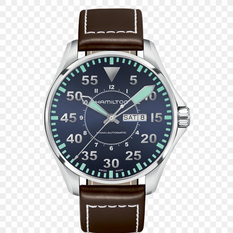 Hamilton Khaki Aviation Pilot Auto 0506147919 Hamilton Watch Company Hamilton Khaki Aviation Pilot Quartz, PNG, 1200x1200px, Hamilton Khaki Aviation Pilot Auto, Aqua, Aviation, Brand, Brown Download Free