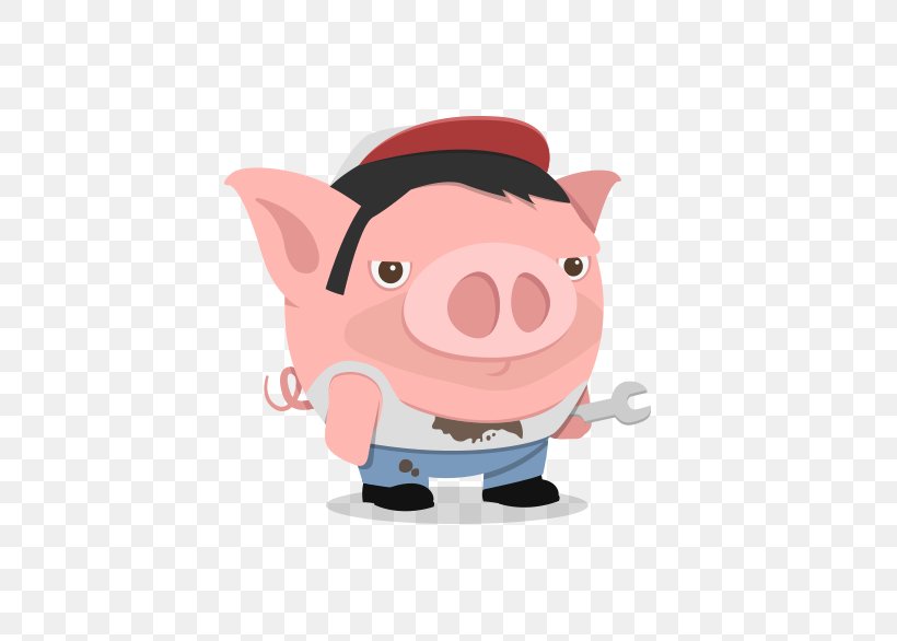 Business Pig Clip Art, PNG, 586x586px, Business, Apple, Broker, Cartoon, Foreign Exchange Market Download Free