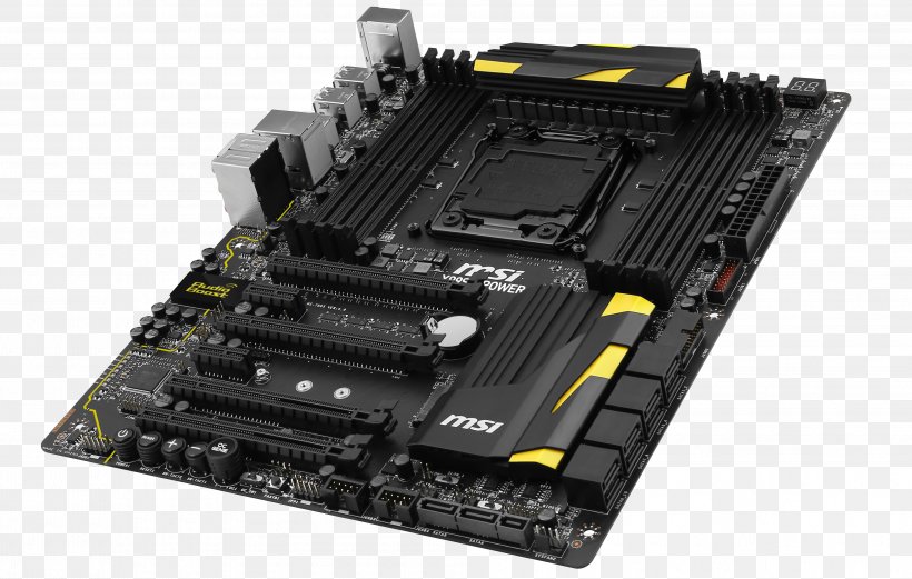 Intel X99 Motherboard Micro-Star International LGA 2011 MSI, PNG, 3972x2526px, Intel X99, Atx, Computer Component, Computer Cooling, Computer Hardware Download Free