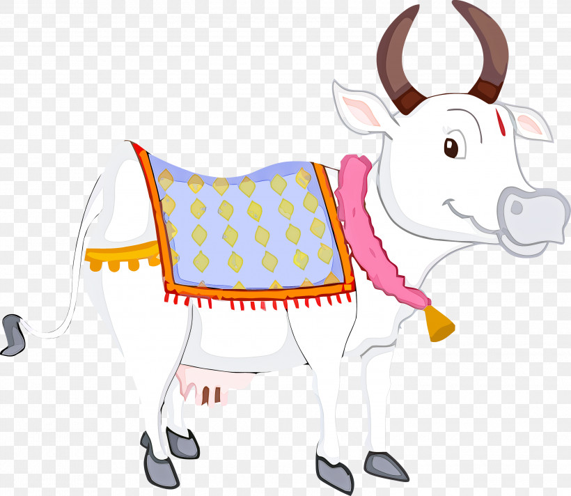 Pongal, PNG, 3000x2607px, Pongal, Biology, Cartoon, Clothing, Horse Download Free