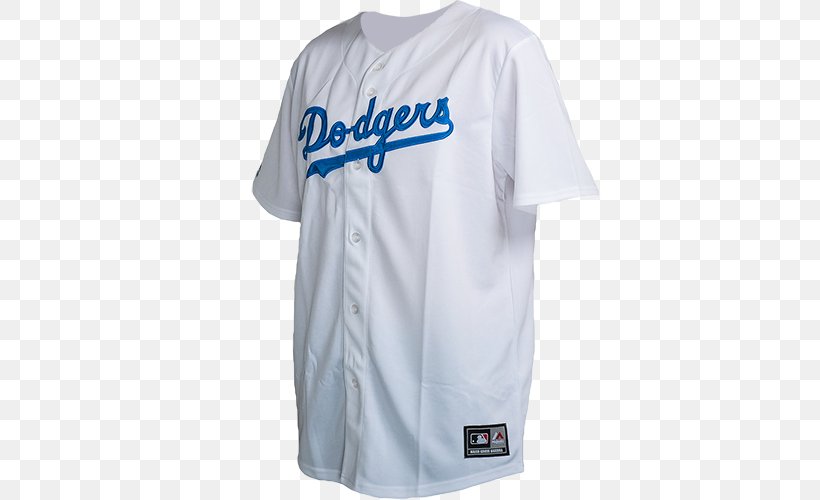 T-shirt Baseball Uniform Sports Fan Jersey Los Angeles Dodgers, PNG, 500x500px, Tshirt, Active Shirt, Baseball, Baseball Uniform, Blue Download Free
