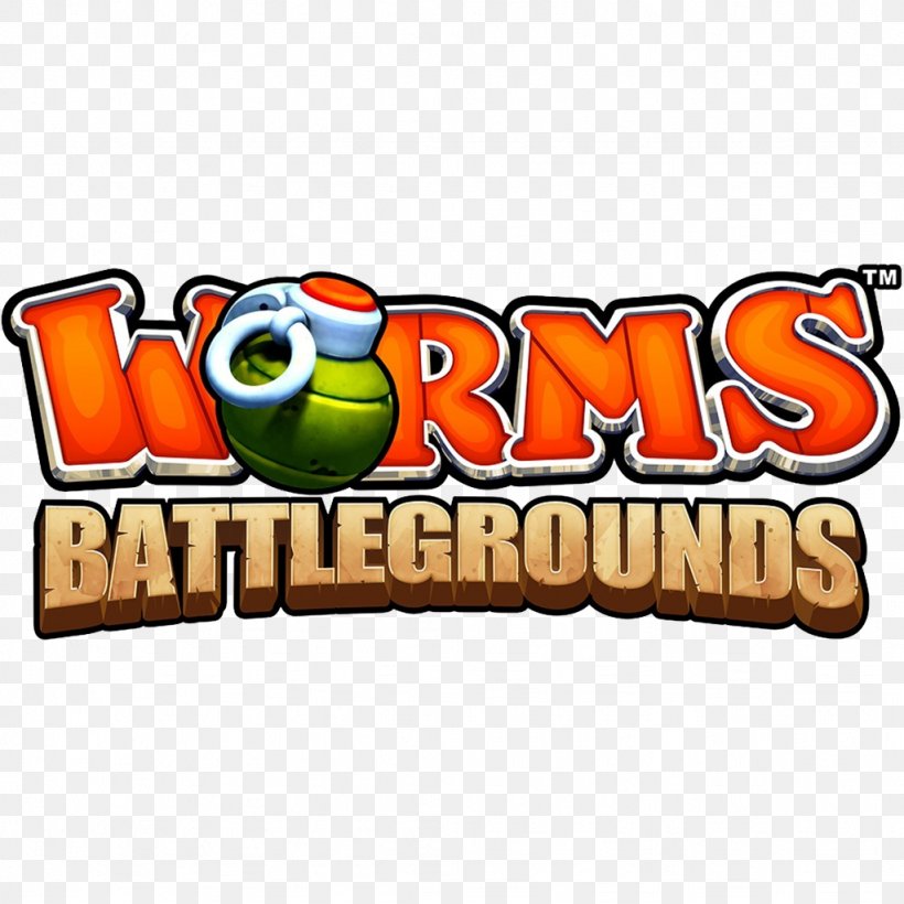 Worms Battlegrounds Worms Reloaded Logo Xbox One Game, PNG, 1024x1024px, Worms Battlegrounds, Advertising, Area, Brand, Food Download Free