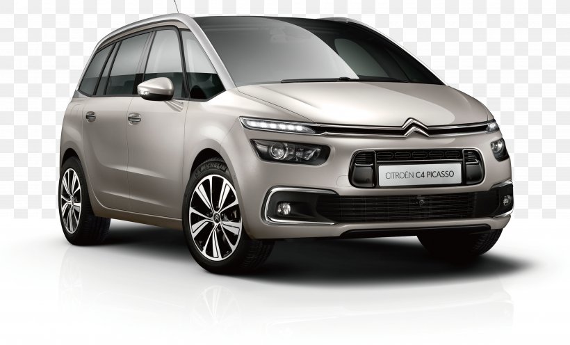 Citroën C4 Picasso Minivan Car Citroën C3 Picasso, PNG, 3800x2300px, Citroen, Automotive Design, Automotive Exterior, Brand, Bumper Download Free