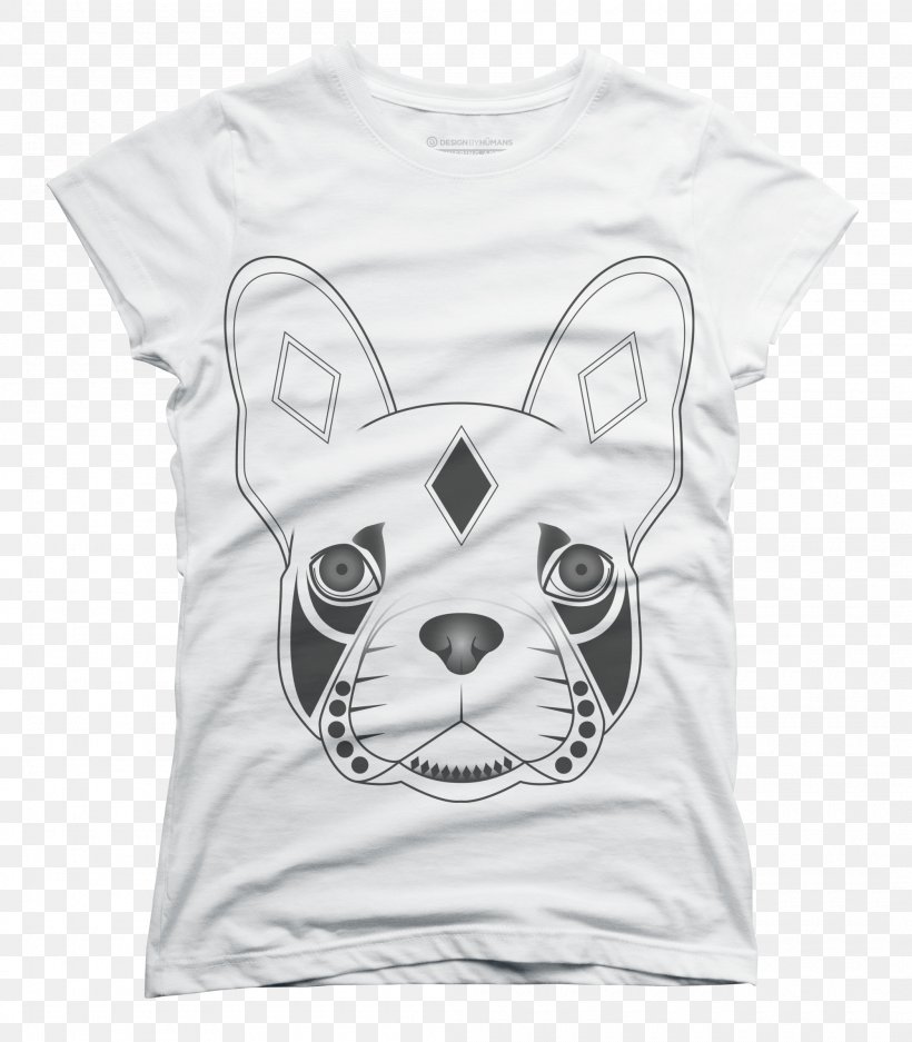 French Bulldog Canidae T-shirt White, PNG, 2100x2400px, French Bulldog, Black, Black And White, Bulldog, Canidae Download Free
