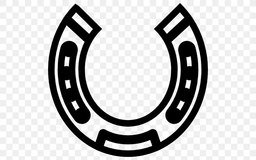 Horseshoe Shape Clip Art, PNG, 512x512px, Horse, Area, Auto Part, Black And White, Brand Download Free