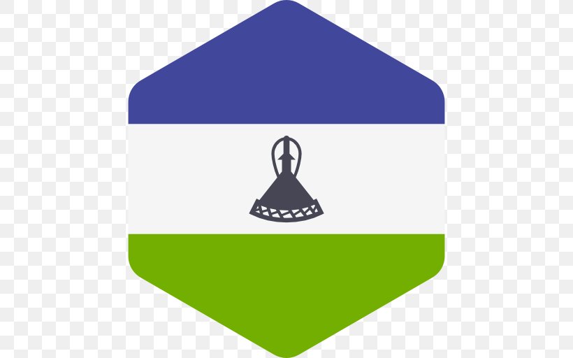 Flag Of Lesotho National Flag Clip Art, PNG, 512x512px, Flag Of Lesotho, Area, Brand, Flag, Flag Of Libya Download Free