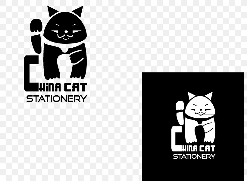 Logo Brand White Font, PNG, 800x600px, Logo, Black, Black And White, Brand, Cat Download Free