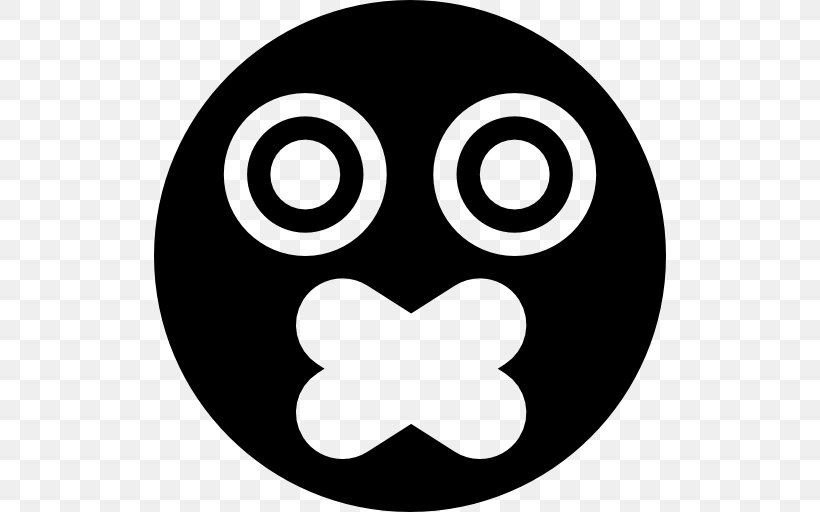 Symbol Emoticon Smiley Clip Art, PNG, 512x512px, Symbol, Black, Black And White, Business, Emoji Download Free
