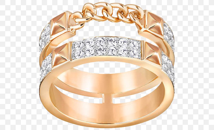 Ring Swarovski AG Gold Plating Jewellery, PNG, 600x500px, Ring, Beaverbrooks, Colored Gold, Crystal, Cubic Zirconia Download Free