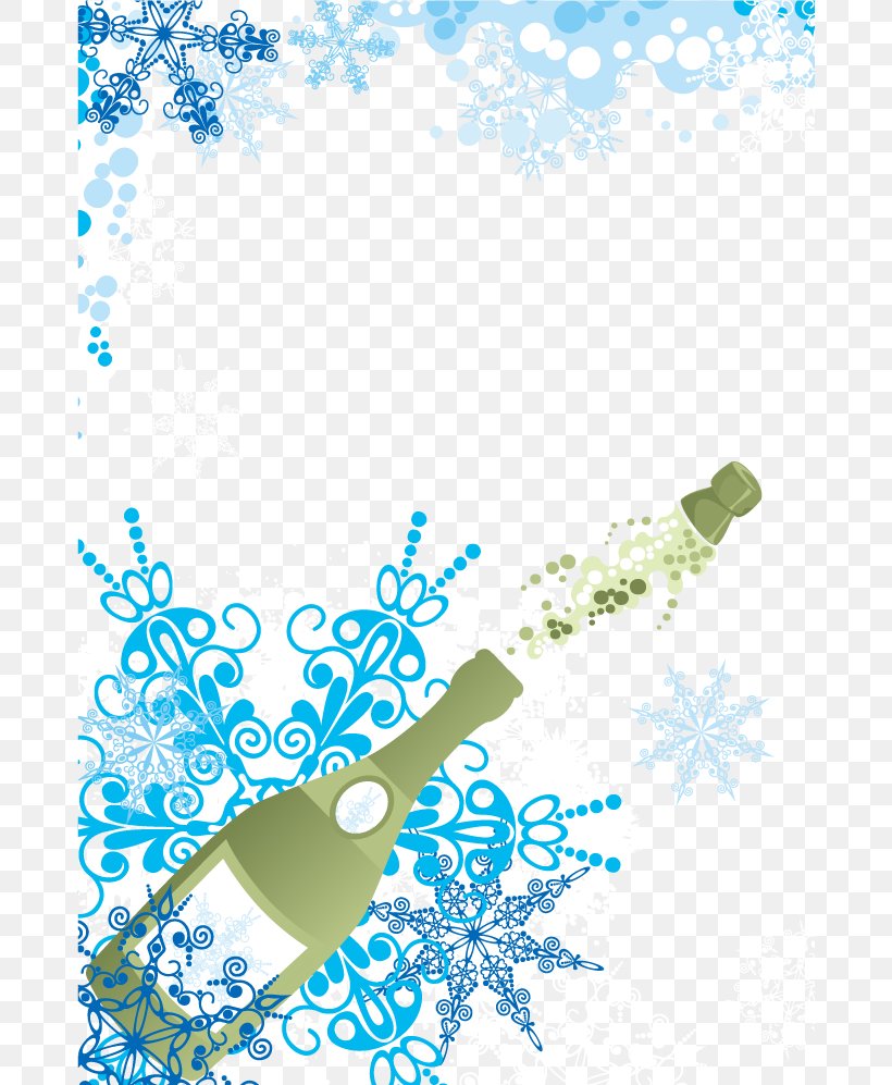 Champagne Glass Wine Bottle, PNG, 678x997px, Champagne, Aqua, Area, Blue, Border Download Free