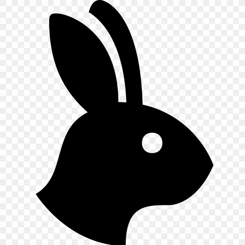 Domestic Rabbit European Rabbit, PNG, 1600x1600px, Domestic Rabbit, Black And White, European Rabbit, Head, Leporids Download Free
