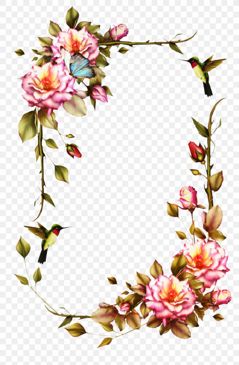 Picture Frames Flower Frame Clip Art Rose, PNG, 1197x1827px, Picture Frames, Blossom, Cut Flowers, Drawing, Fashion Accessory Download Free