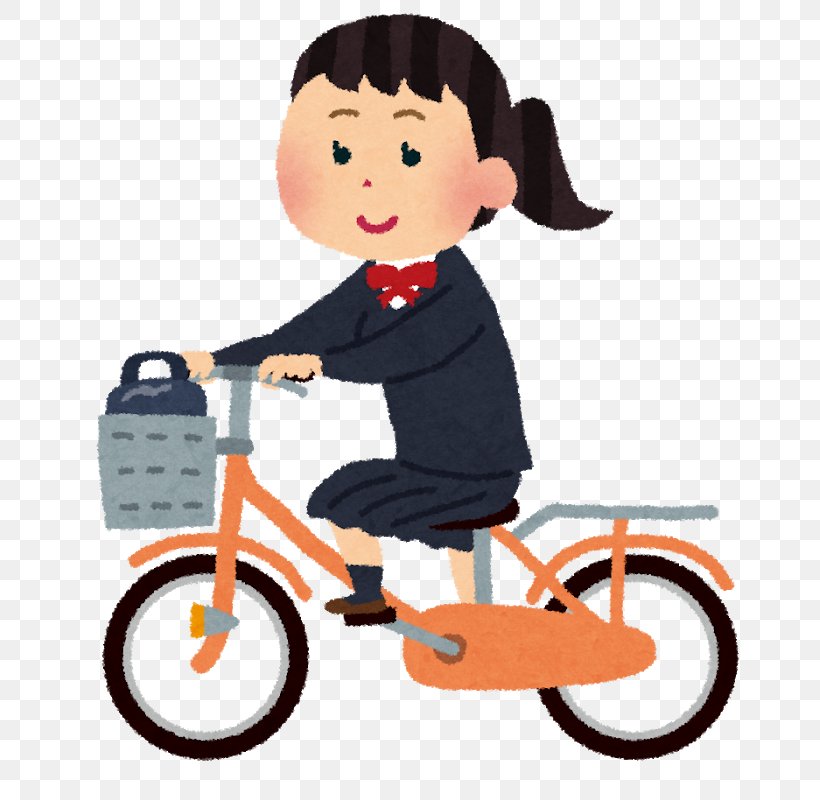 Student Transport Bicycle いらすとや Illustrator, PNG, 707x800px, Student Transport, Bicycle, Bicycle Accessory, Child, Commuting Download Free