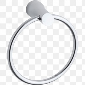 Toilet - Kohler K-5671-CP Toobi Towel Ring, Polished Chrome Bathroom Kohler Co. Toilet PNG