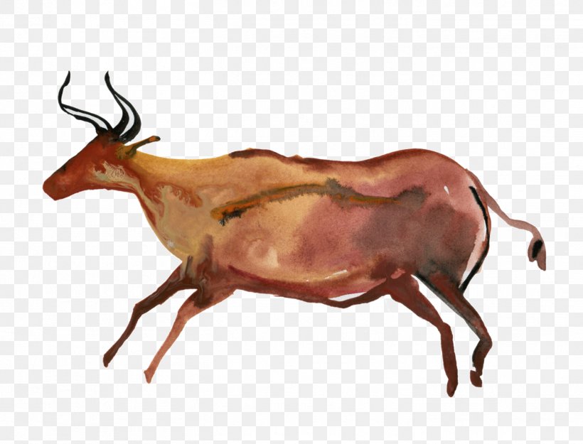Watercolor Animal, PNG, 1416x1080px, Watercolor Painting, Animal, Antelope, Bison, Deer Download Free