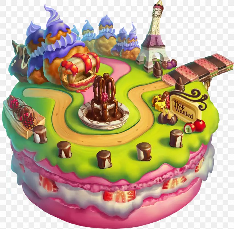 Cookie Jam, PNG, 974x954px, Cake, Amusement Park, Baked Goods, Birthday Cake, Biscuits Download Free