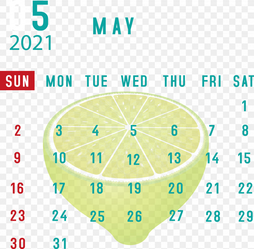 May 2021 Printable Calendar May 2021 Calendar, PNG, 3000x2939px, May 2021 Printable Calendar, Diagram, Geometry, Green, Line Download Free