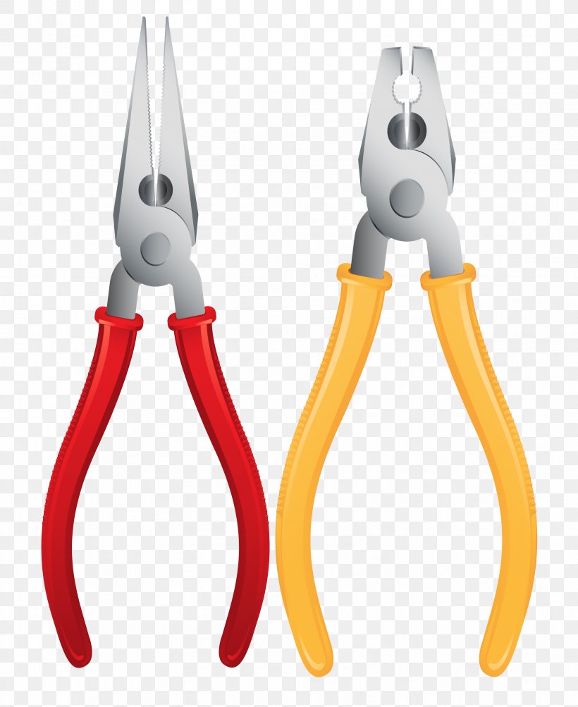 Pliers Hand Tool Euclidean Vector, PNG, 3361x4112px, Pliers, Hammer, Hand Tool, Orange, Power Tool Download Free