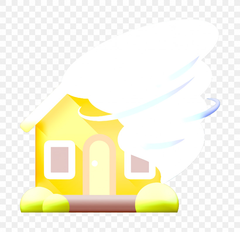 Typhoon Icon Real Estate Icon, PNG, 1228x1190px, Typhoon Icon, Cartoon, Meter, Real Estate Icon, Yellow Download Free