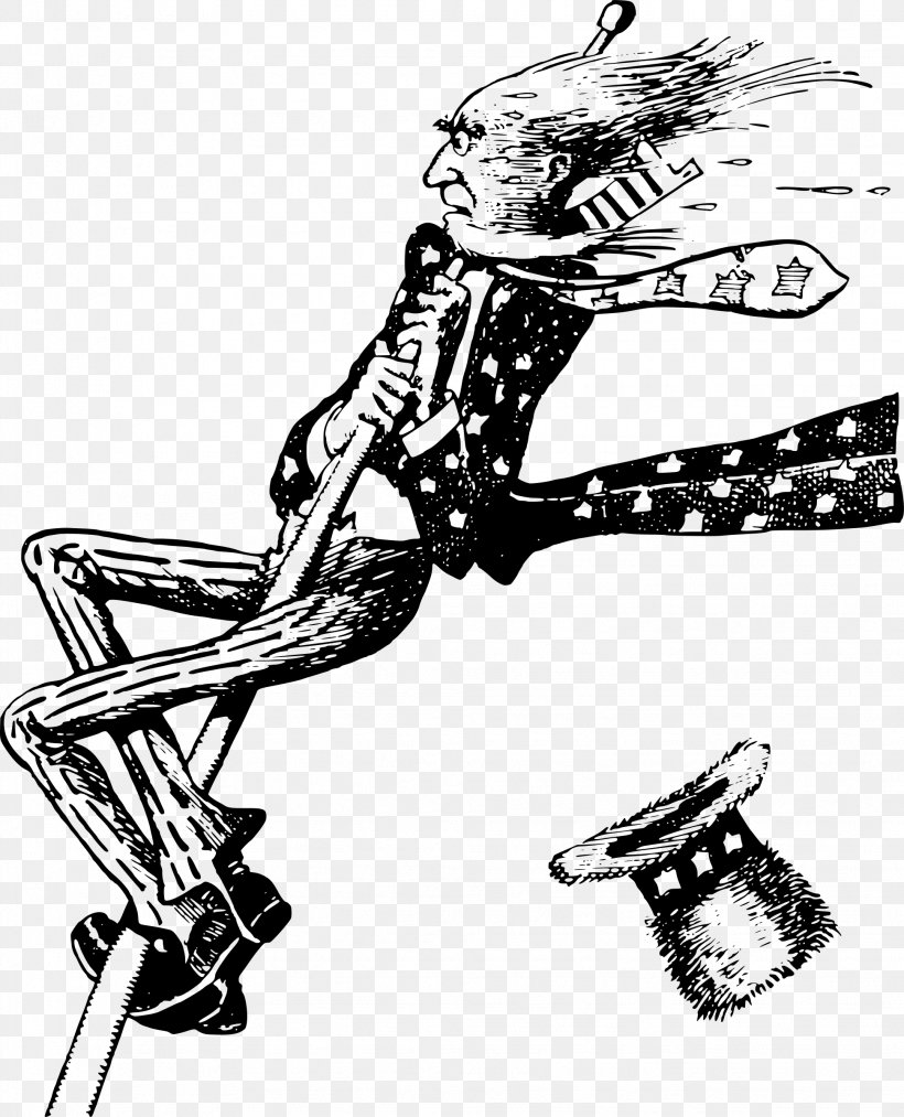 Uncle Sam Public Domain Clip Art, PNG, 1942x2400px, Uncle Sam, Arm, Art, Black, Black And White Download Free