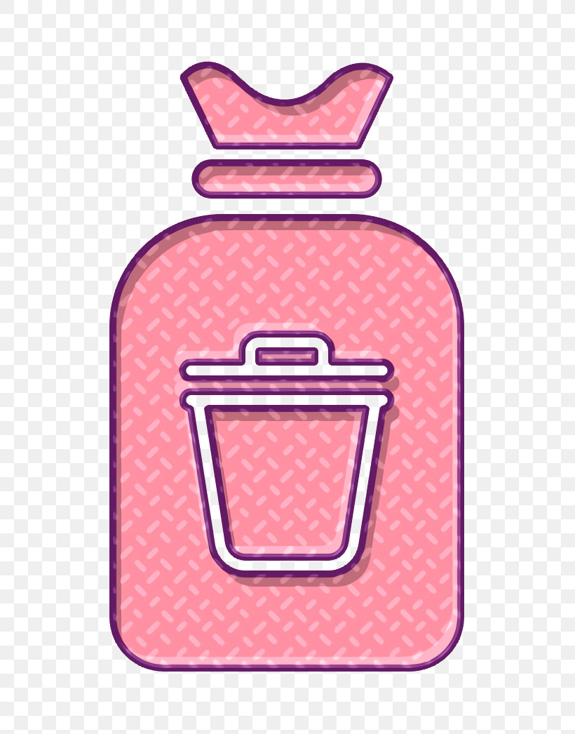 Cleaning Icon Rubbish Icon, PNG, 610x1046px, Cleaning Icon, Peach, Pink, Rubbish Icon Download Free
