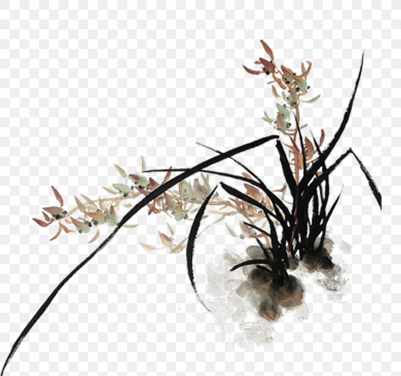 Ink Wash Painting Shan Shui Image Ink Brush, PNG, 1535x1440px, Ink Wash Painting, Art, Branch, Calligraphy, Flora Download Free