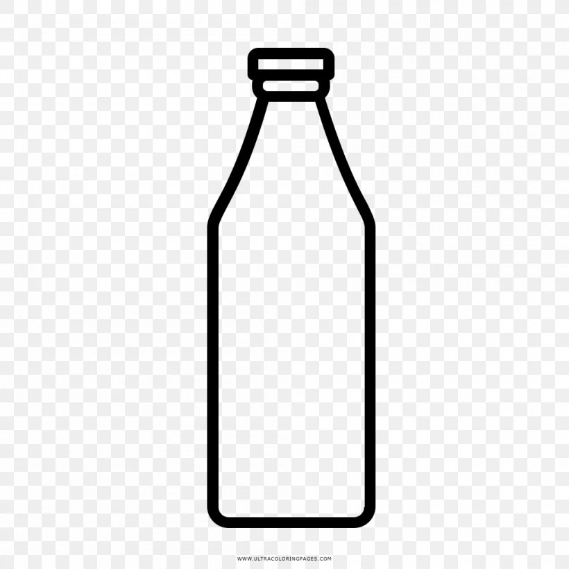 Water Bottles Glass Bottle Beer Bottle, PNG, 1000x1000px, Water Bottles, Area, Beer, Beer Bottle, Black And White Download Free