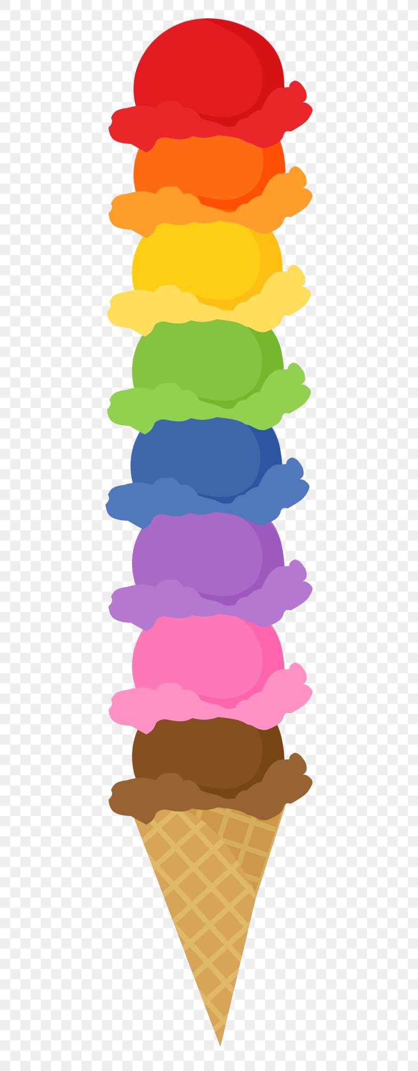 Ice Cream Cones Chocolate Ice Cream Clip Art, PNG, 716x2100px, Ice Cream, Chocolate, Chocolate Ice Cream, Color, Cream Download Free