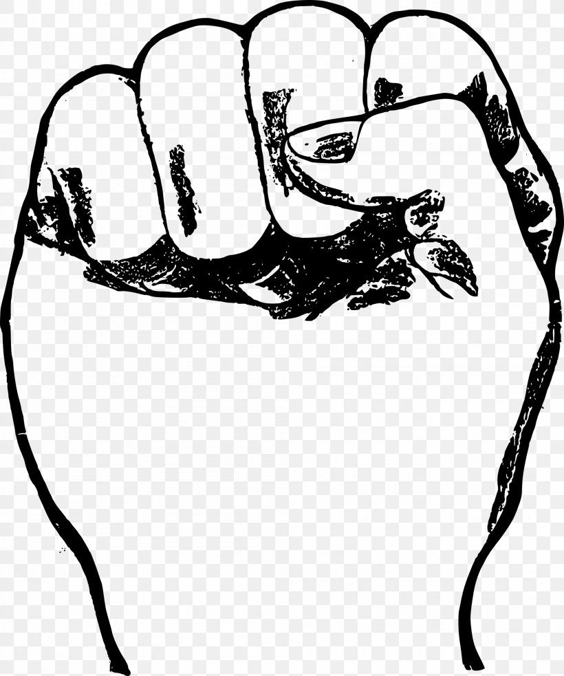 Raised Fist Drawing Clip Art, PNG, 2002x2400px, Raised Fist, Art, Artwork, Black And White, Drawing Download Free