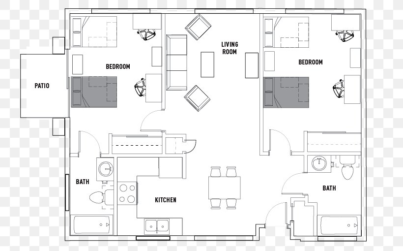 Aztec Corner Apartments Student House Room, PNG, 756x510px, Apartment, Accommodation, Area, Bedroom, Bendrabutis Download Free