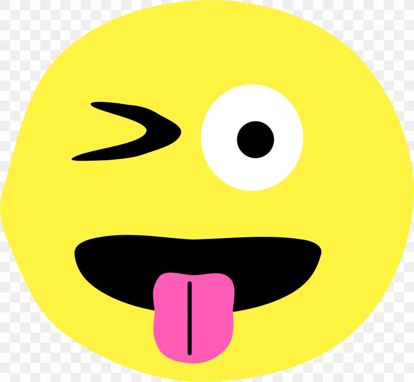 Emoji Smiley Wink Emoticon Clip Art, PNG, 2378x2200px, Emoji, Emoticon, Face, Face With Tears Of Joy Emoji, Facial Expression Download Free