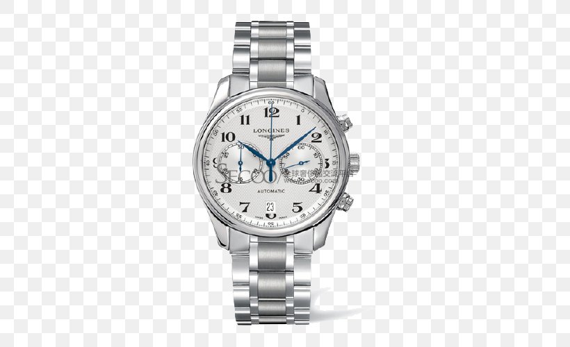 Longines Automatic Watch Chronograph Watch Strap, PNG, 500x500px, Longines, Automatic Watch, Bracelet, Brand, Buckle Download Free