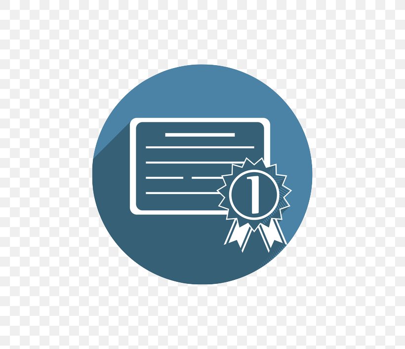 Logo Academic Certificate Blue Diploma Image, PNG, 707x707px, Logo, Academic Certificate, Blue, Blue Ribbon, Brand Download Free