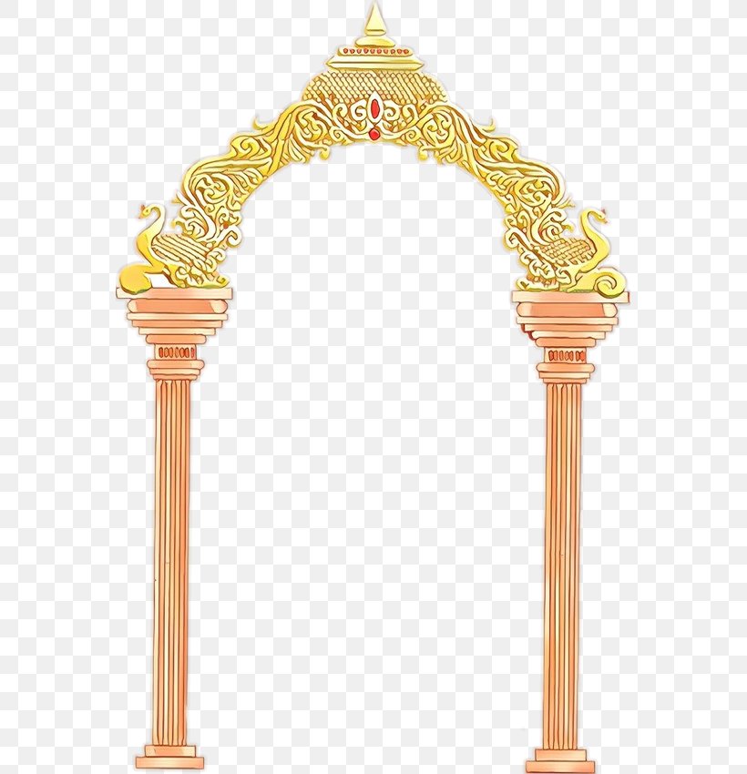 Arch Architecture Column Brass, PNG, 565x850px, Cartoon, Arch, Architecture, Brass, Column Download Free