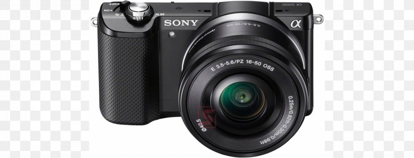 Sony α5000 Sony α6000 Sony NEX-5 Sony α7R II Sony E PZ 16-50mm F/3.5-5.6 OSS, PNG, 1514x580px, Sony Nex5, Apsc, Camera, Camera Accessory, Camera Lens Download Free