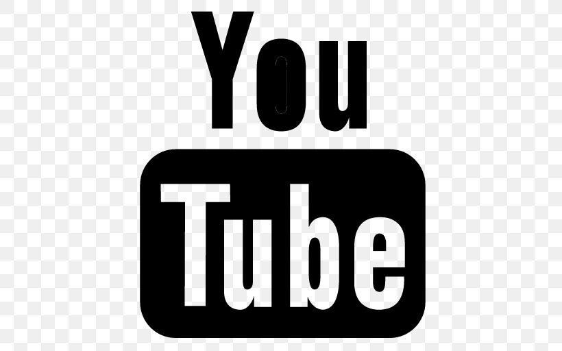 YouTube Social Media, PNG, 512x512px, Youtube, Area, Black And White, Brand, Like Button Download Free