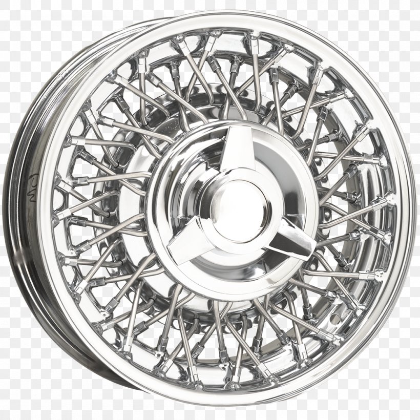 Alloy Wheel Edsel Car Hubcap Spoke, PNG, 1000x1000px, Alloy Wheel, Auto Part, Automotive Wheel System, Bicycle Wheel, Black And White Download Free