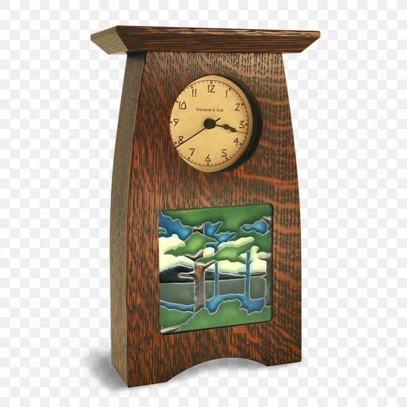 Arts And Crafts Movement Mantel Clock, PNG, 1000x1000px, Arts And Crafts Movement, Art, Clock, Craft, Fireplace Mantel Download Free