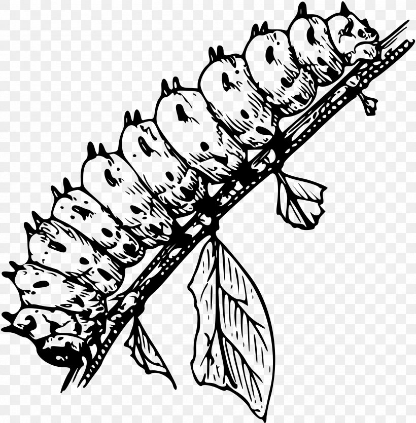 Caterpillar Inc. The Very Hungry Caterpillar Clip Art, PNG, 2356x2400px, Caterpillar Inc, Art, Artwork, Black And White, Branch Download Free