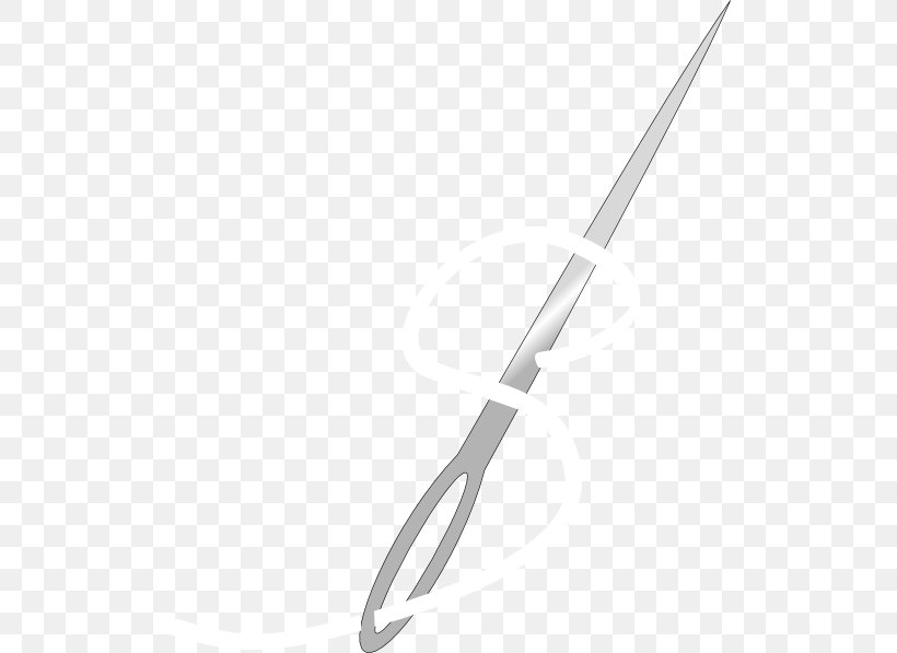 Hand-Sewing Needles Steel Paper Clip Clip Art, PNG, 516x597px, Handsewing Needles, Cold Weapon, Com, Hypodermic Needle, Net Download Free