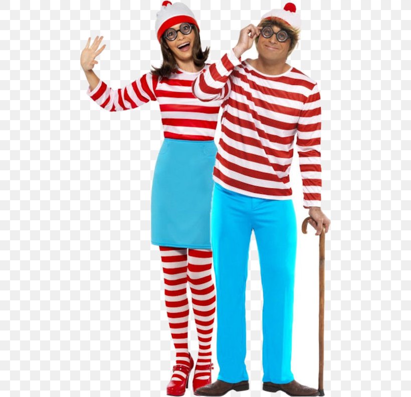 Where's Wally? Costume Party Clothing Couple Costume, PNG, 500x793px, Costume Party, Christmas, Clothing, Costume, Couple Costume Download Free