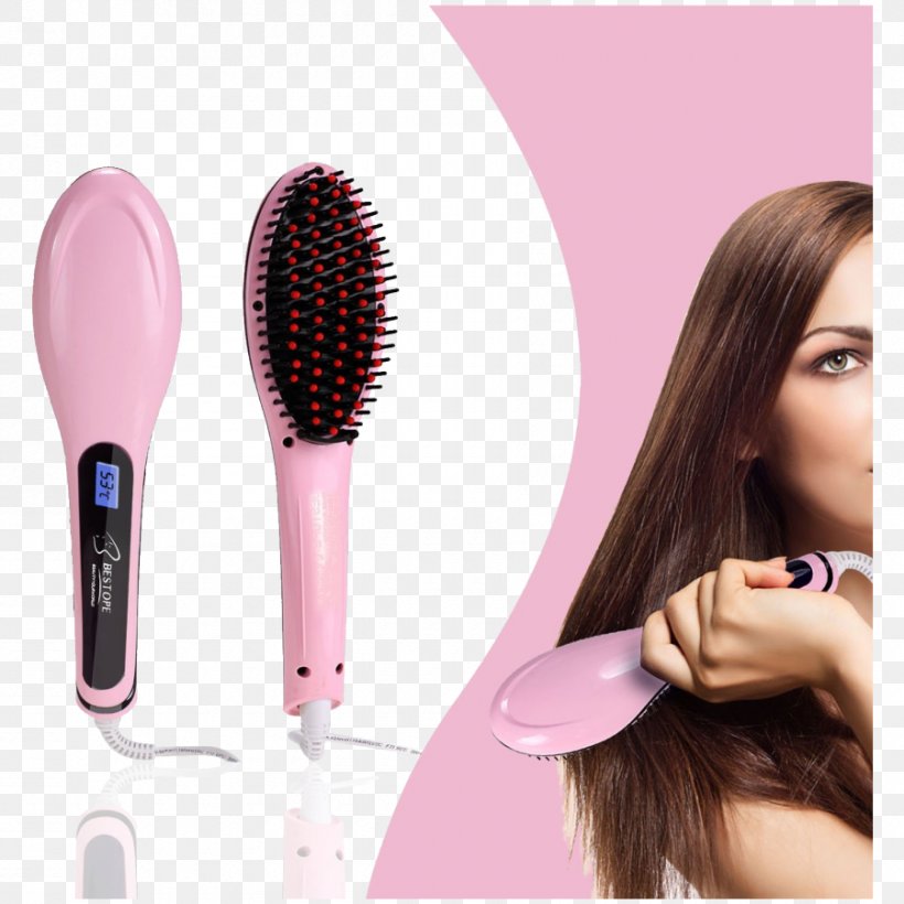 Hair Iron Comb Hairbrush Hair Straightening, PNG, 900x900px, Hair Iron, Beauty, Black Hair, Bob Cut, Bristle Download Free