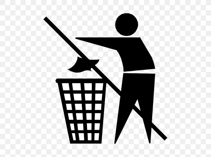 Rubbish Bins & Waste Paper Baskets Bin Bag Garbage Truck Clip Art, PNG, 610x610px, Rubbish Bins Waste Paper Baskets, Artwork, Bin Bag, Black And White, Brand Download Free