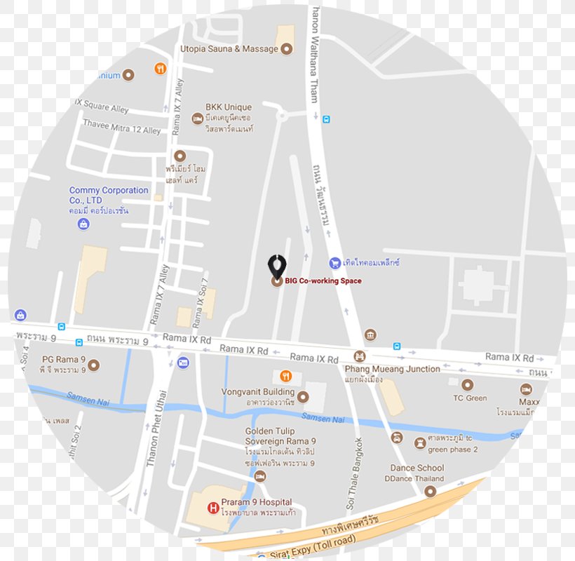 One9Five Asoke-Rama9 (วันไนน์ไฟว์ อโศก – พระราม 9) Rama IX Road Condominium Real Estate, PNG, 800x800px, Condominium, Bangkok, Building, Map, Real Estate Download Free